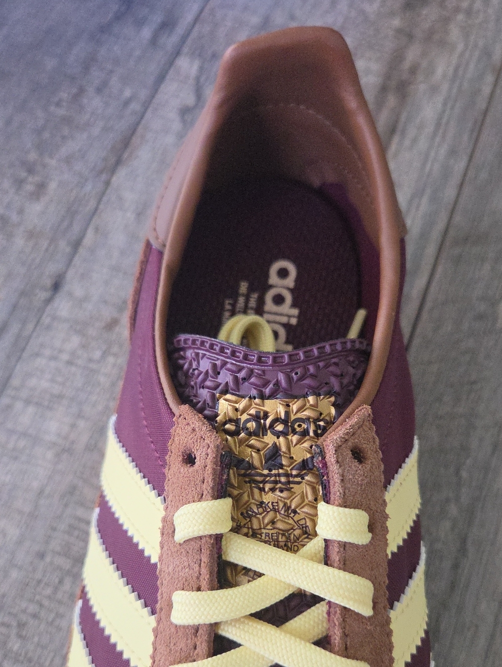 NWT Adidas Women's SL 72 OG 'Maroon Preloved Brown' Shoes IE3425 - Picture 8 of 11